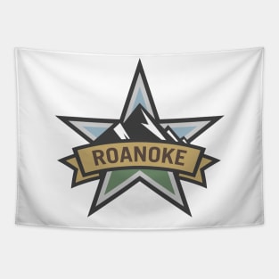 Roanoke Virginia Star City Pride Logo Tapestry