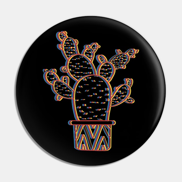 Cactus Plant in the Pod Pin by HappyGiftArt