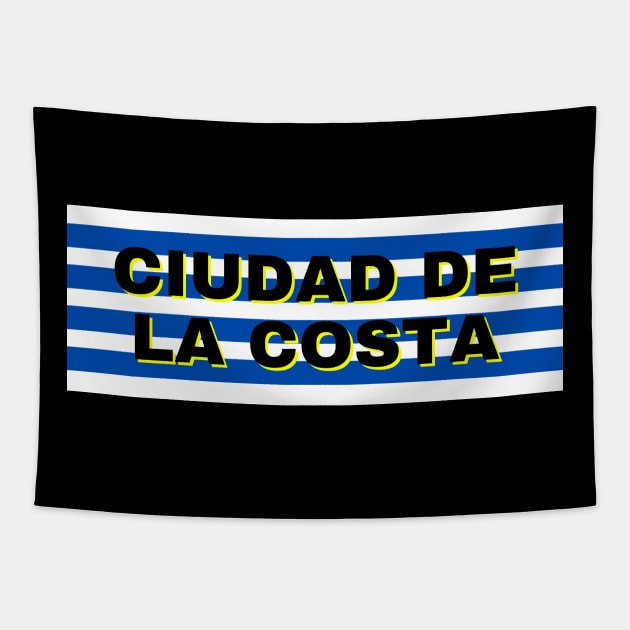 Ciudad de la Costa in Uruguay Flag Stripes Tapestry by aybe7elf
