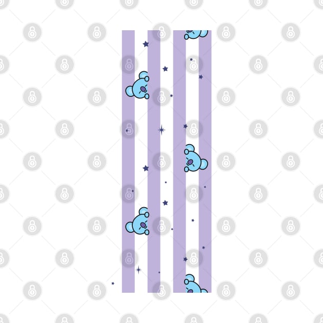 BT21 Koya Striped Pajamas Pattern by ZeroKara