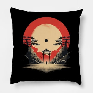 japanese shrine Pillow