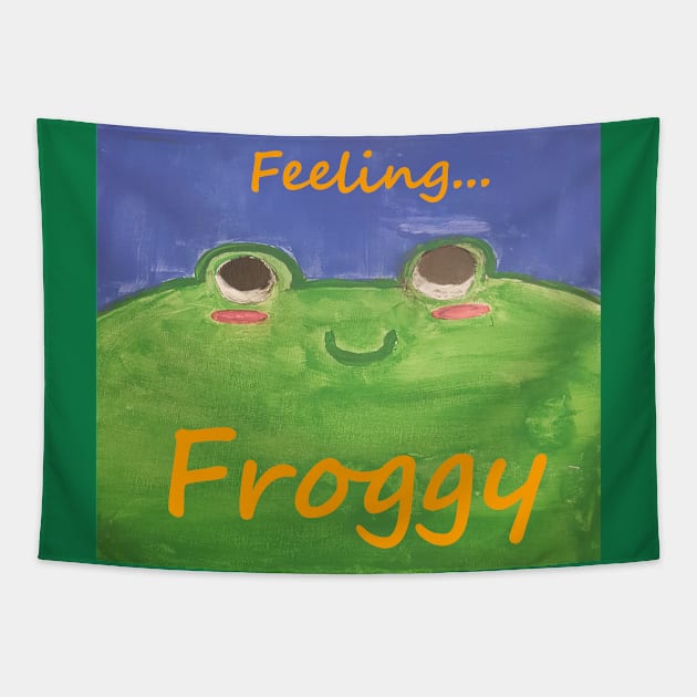 FEELING FROGGY - EVERYDAY Tapestry by STARNET