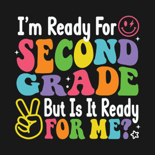 Second Grade Rainbow Girls Boys Teacher Team 2nd Grade Squad T-Shirt