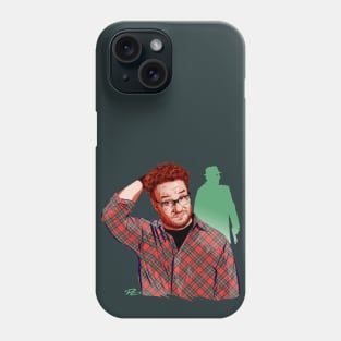 Seth Rogan - An illustration by Paul Cemmick Phone Case