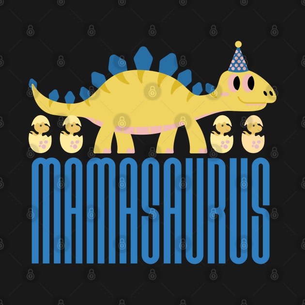 Mamasaurus and her Babies by Praizes