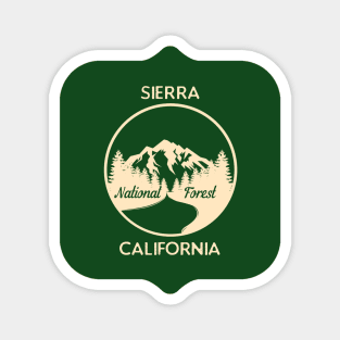 Sierra National Forest California Magnet