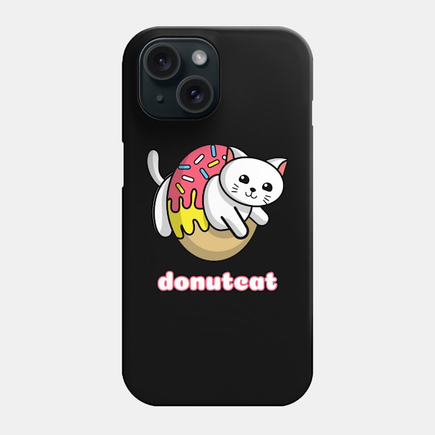 Donutcat Phone Case by attire zone