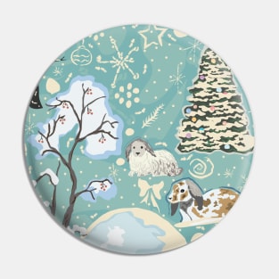 Winter Bunnies Pin