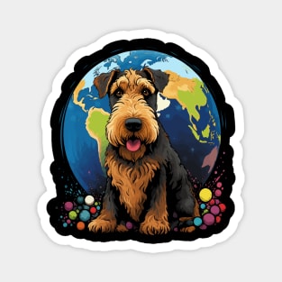 Airedale Terrier Earth Day Magnet