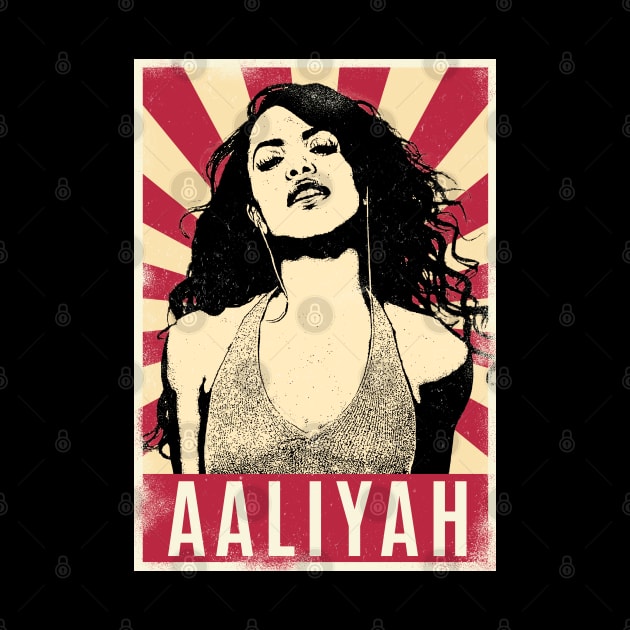 Retro Vintage AAliyah by Play And Create