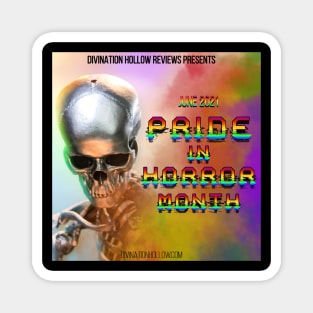 Pride in Horror Silver Skeleton Variant Magnet