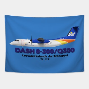 DeHavilland Canada Dash 8-300/Q300 - Leeward Islands Air Transport Tapestry