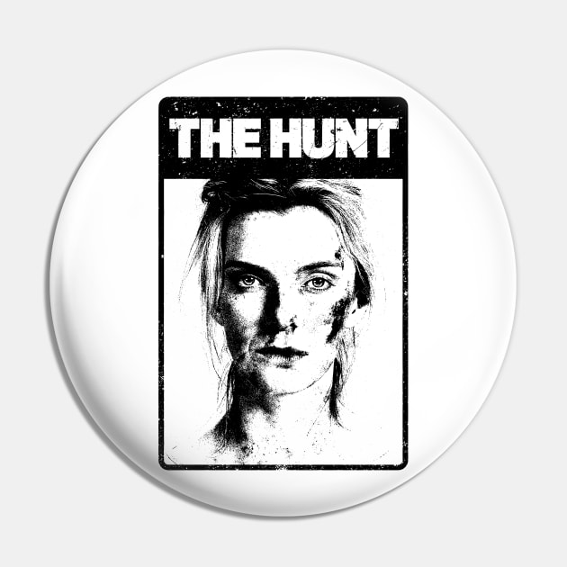 The Hunt (Schwarz) Pin by amon_tees