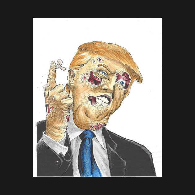 Zombie Trump by HELLINISMOS