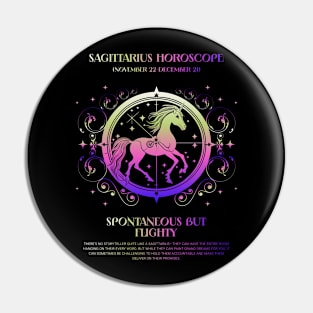 Sagittarius Zodiac Sign Pin