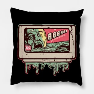 AAAaaa - Retro Horror Game Cartridge Pillow