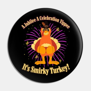 Smirky Turkey's Jubilant Fiesta Pin