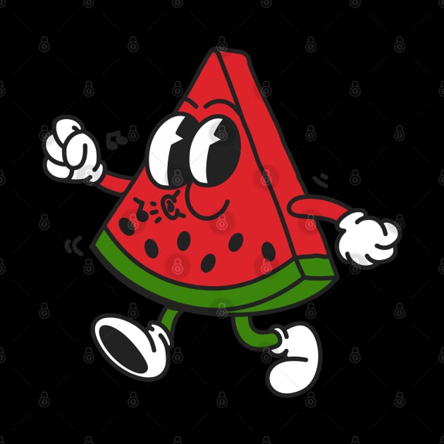 Watermelon Cartoon by pump logos