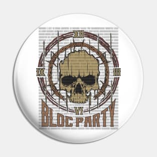 Bloc Party Vintage Skull Pin
