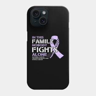 National Cancer Prevention Month and World Cancer  USA Flag Phone Case