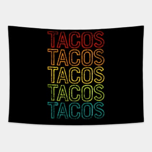 Taco shirt Men Women Retro Tacos Vintage Tuesday Mexican Tapestry