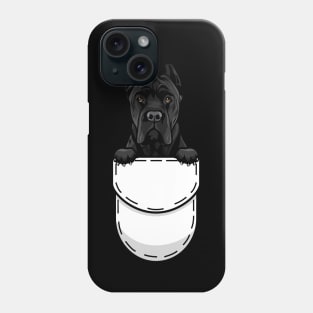 Funny Cane Corso Pocket Dog Phone Case