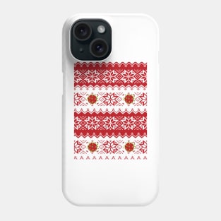 Corona Virus Ugly Christmas Sweater Phone Case