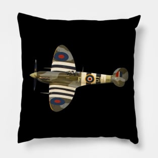 Spitfire ww2 RAF Fighter Aircraft Plane Airplane Supermarine British Pillow