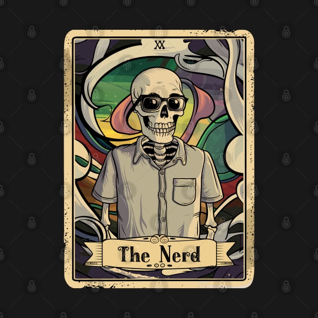 Funny Tarot Card : The Nerd by Custom Prints HD