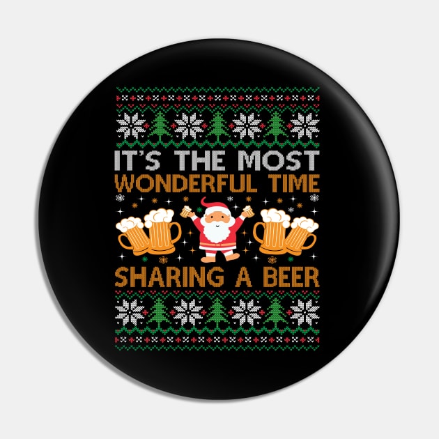 its the most wonderful time sharing a beer Pin by MZeeDesigns