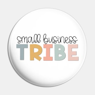 Small Business Tribe Muted Pastels Pin