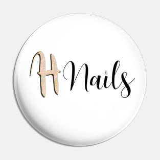 Hannah's Nails - Logo Pin