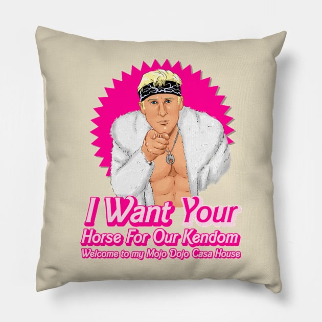 I want your horse Pillow by MarianoSan