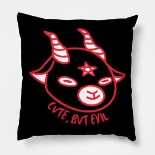 Cute But Evil Pillow