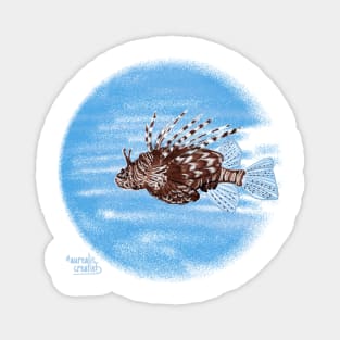 A zebra fish - scuba diving Magnet