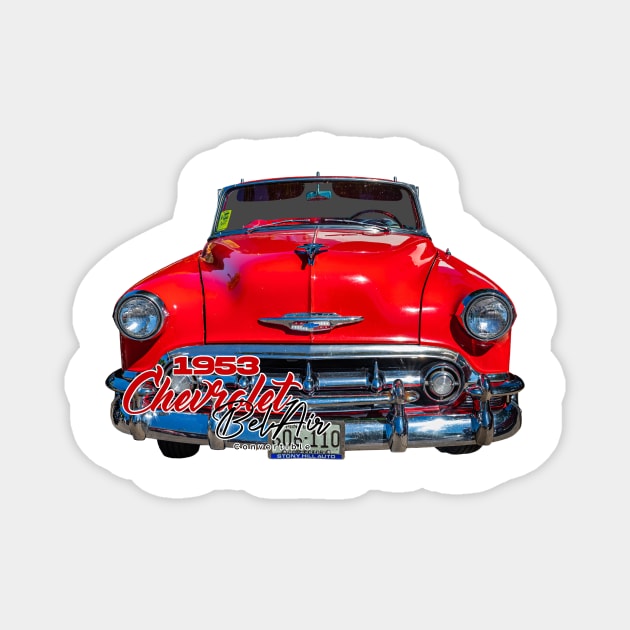 1953 Chevrolet BelAir Convertible Magnet by Gestalt Imagery