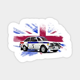 Escort Rally United Kingdom Print Magnet