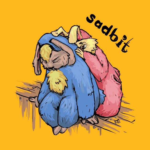 Sadness rabbit by Shaggy_Nik