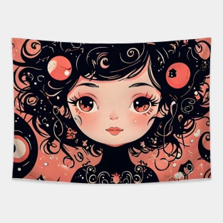 Gothic girl Tapestry