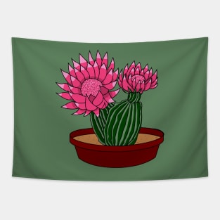 Christmas Cactus Tapestry