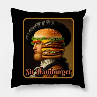 Sir Hamburger Pillow