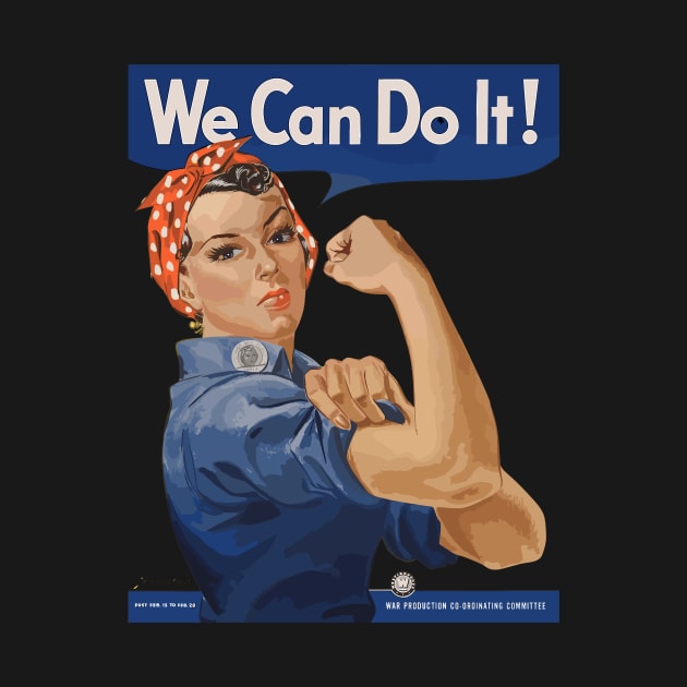 We can do it WW2 female worker poster by Stoiceveryday