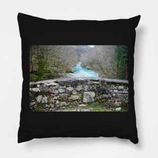 Napoleon Bridge in Slovenia Pillow