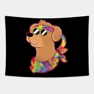 Hippie Dog Tapestry