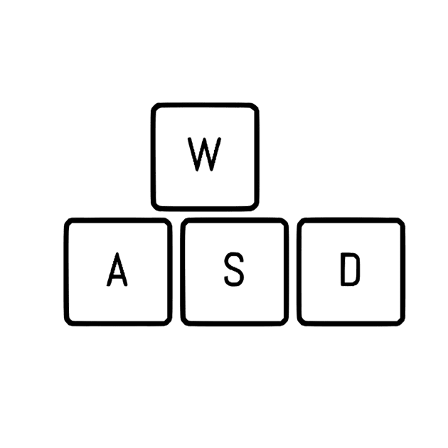 WASD Keys by icecreamassassin