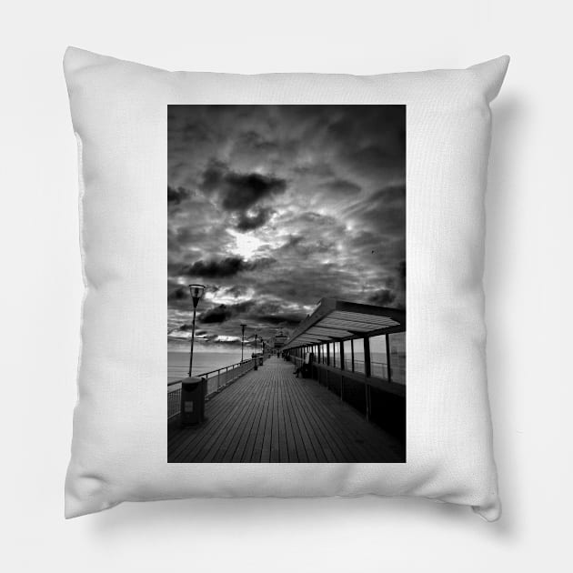 Bournemouth Pier Dorset England Pillow by AndyEvansPhotos