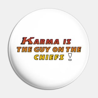 Karma is the guy on the Chiefs Pin