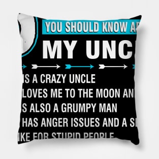 5 things you should know about my uncle Pillow