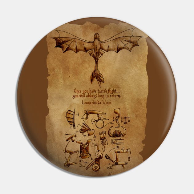 Hiccup's Sketchbook (DaVinci's Dragon) Version 2 Pin by inhonoredglory