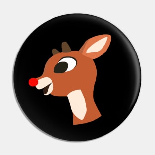 Rudolph the Red Nose Raindeer Pin